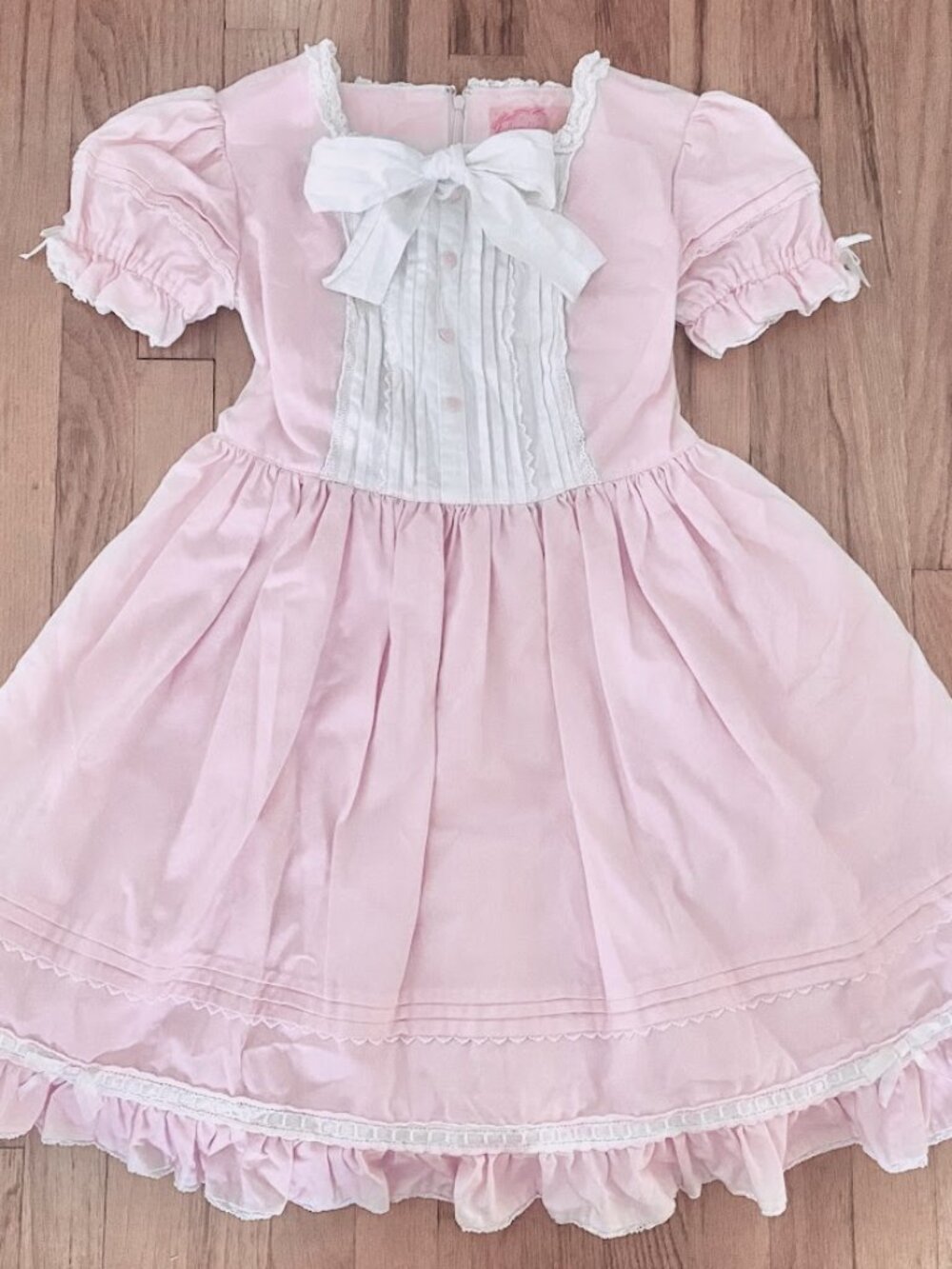 ANGELIC PRETTY Vintage Pink Old School A-Line Lolita Dress